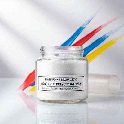 Точка вспышки ниже 120°C Микронизированный полиэтиленовый воск, обеспечивающий отличную теплоустойчивость, используемый в красках и полимерных добавках